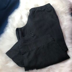 J.JILL Love Line Full-Leg Crops Black SZ M Petite